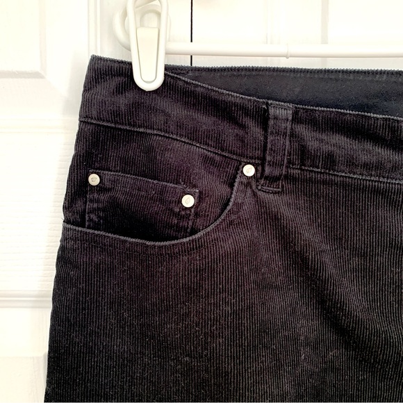 COTTON GINNY Black Corduroy Skirt Women’s Size 13 - Picture 3 of 5